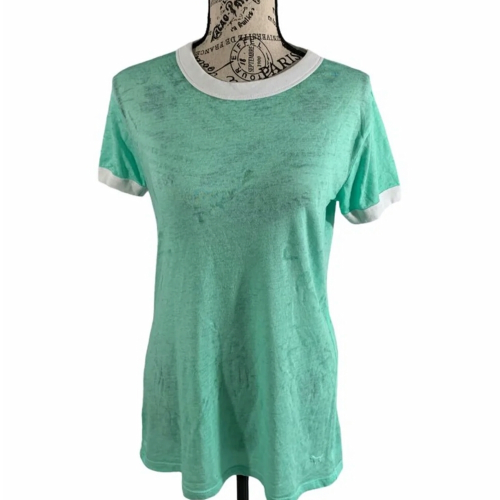 Victoria's Secret pink XS green T-shirt